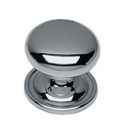 INTERSTEEL KNOP PADDESTOEL MET ACHTERPLAAT 30MM