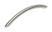 INTERSTEEL GREEP GEBOGEN 10MM/96MM NIKKEL MAT