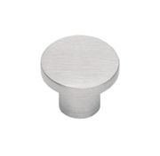 INTERSTEEL KNOP PLAT OP VOET RVS