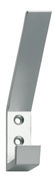 INTERSTEEL KAPSTOKHAAK MET VERTICALE SCHROEFG ALUM
