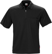 FRISTADS KANSAS POLO SHIRT M COOLMAX ZWART