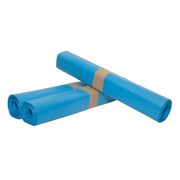 LDPE VUILNISZAK 90X110CM BLAUW (ROL=10ST)