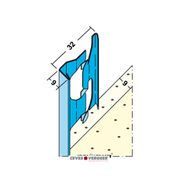 CEVESVERGEER STUCSTOPPROFIEL VERZINKT STAAL L= 3000MM - 1211-3.00
