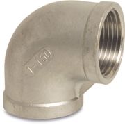 NR. 90 KNIE 90° RVS 316 BINNENDRAAD