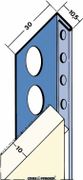 CEVESVERGEER AFSLUITPROFIEL RVS L= 3000MM - 2180-3.00