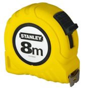 STANLEY ROLBANDMAAT 8 METER GEEL