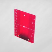 LEVELFIX NETIM DOELPLAAT ROOD MET MAGNEET