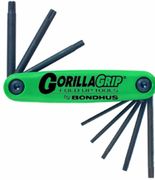 BONDHUS GORILLAGRIP 8-DEL TORXSET T9-T40