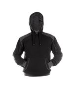 DASSY SWEATER HOODIE INDY COPES90 (340 gr) ZWART/ANTRACIETGRIJS S