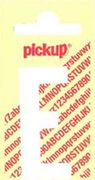 PLAKLETTER E NOBEL 150MM WIT