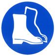 BORD ROND 180MM VEILIGHEIDSCHOENEN DRAGEN