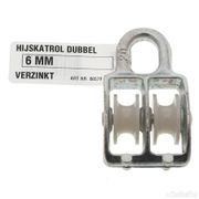 HIJSKARTOL DUBBEL 8MM VERZINKT