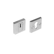 INTERSTEEL VH ROZET VIERKANT MET KERNTREK RVS