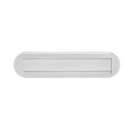 INTERSTEEL BRIEFPLAAT OVAAL MET KLEP RVS