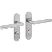 INTERSTEEL DEURKRUK HOEK 90° BASIC OP OVAAL SCHILD