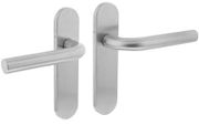 INTERSTEEL DEURKRUK RECHT BASIC OP OVAAL SCHILD