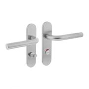 INTERSTEEL DEURKRUK RECHT BASIC OP OVAAL SCHILD