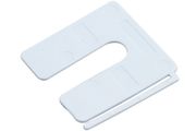 MILLI-MAX UITVULPLAAT 400ST 1MM WIT