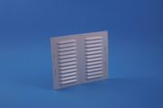 Nedco BV ALU SCHOEPENROOSTER VLAK MODEL 300 X 250MM, KLEINE SCHOEPEN, WIT