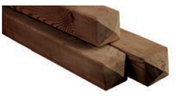 NOBIFIX PAAL GESCHAAFD 88 X 88 X 2700MM MET DIAMANTKOP