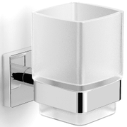 MTD RIETTA GLASHOUDER MET GLAS CHROOM