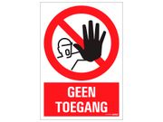 PICKUP INTERNATIONAL BORD 23X33CM GEEN TOEGANG