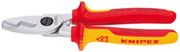 KNIPEX KABELSCHAAR 200MM VDE VERCHROOMD