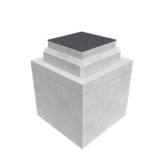 BETONPUT UITW. 100X100CM H=134CM