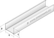 DINGEMANS STALEN C-PROFIEL C-75 L=3600MM