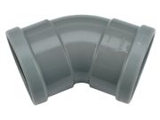 WAVIN PVC RUBBER MANCHET BOCHT 45° M/M