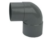 WAVIN PVC HWA BOCHT 80MM 88° MOF/VERJ.SPIE GRIJS