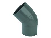 WAVIN PVC HWA BOCHT 45° VERJ. SP. GRIJS