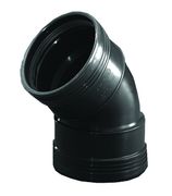 WAVIN PPC BOCHT 45° ZWART M/M