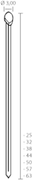 UNION AFWERKNAGEL DA25CRCF RVS
