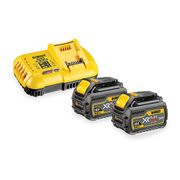 DEWALT FLEXVOLT STARTERKIT 2X6.0AH + SNELLADER