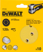 DEWALT SCHUURSCHIJF 125MM K120 (10ST)