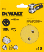 DEWALT SCHUURSCHIJF 125MM K180 (10ST)