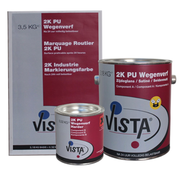VISTA 2K WEGENVERF 1,1KG RAL 9010 WIT