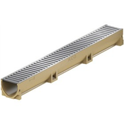 ACO House&Garden EUROLINE LIJNAFWATERINGSGOOT 1000MM MET VERZINKT STALEN ROOSTER