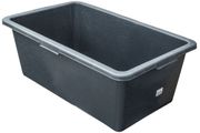 BERDAL RECHTHOEKIGE SPECIEKUIP 90 LTR. ZWART