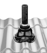 UBBINK FLEXUB (FLEXIBELE DAKDOORVOERMANCHET) VOOR GEPROFILEERDE STALEN DAKELEMENTEN DOORVOEREN DIAM 110 - 200 MM GRIJS