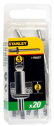STANLEY POPNAGELS 4X3MM 20 STUKS