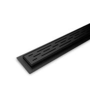  DESIGN ZWART RVS DOUCHEGOOT 700X70MM