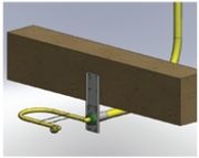  HSF GEVELPASSAGE MONTAGEPLAAT Ø 63MM
