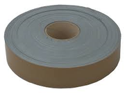  STROKENBAND 50MM ZWART ONGEKEURD ROL=30M