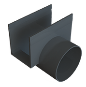 ACO House&Garden ACO SLIMLINE ZIJ UITLOOP 80MM