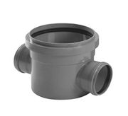  PVC ERFSCHEIDINGSPUT 315MM X 160MM GRIJS