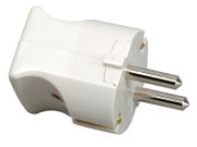 KOPP STEKKER KUNSTSTOF RA WIT KLAP