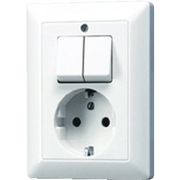 JUNG INBOUW COMBINATIE 1 WCD R/A - 1 SER. AS5575EV