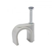  SPIJKERCLIP 7MM GRIJS POT=100 STUKS